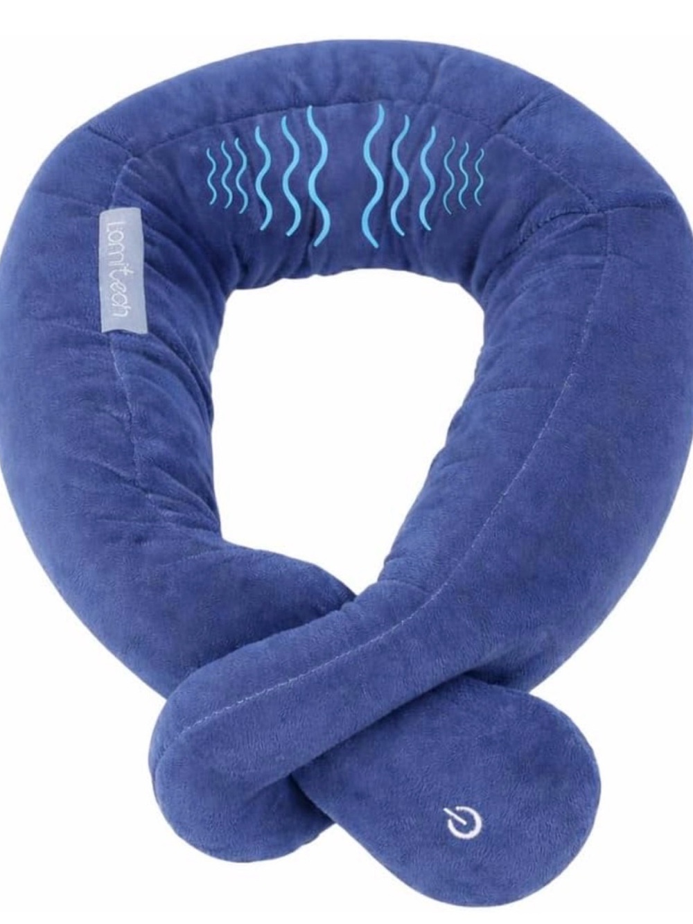 BAMBINO Blue Kids Neck Pillow with Gentle Vibration